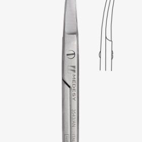 Käärid 3543/AN Iris 115mm kaarjas superior cut saagjas serv